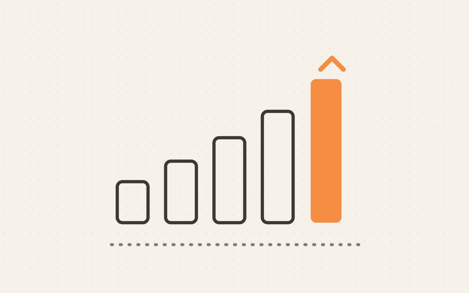 Home care agency owner reviewing growth chart